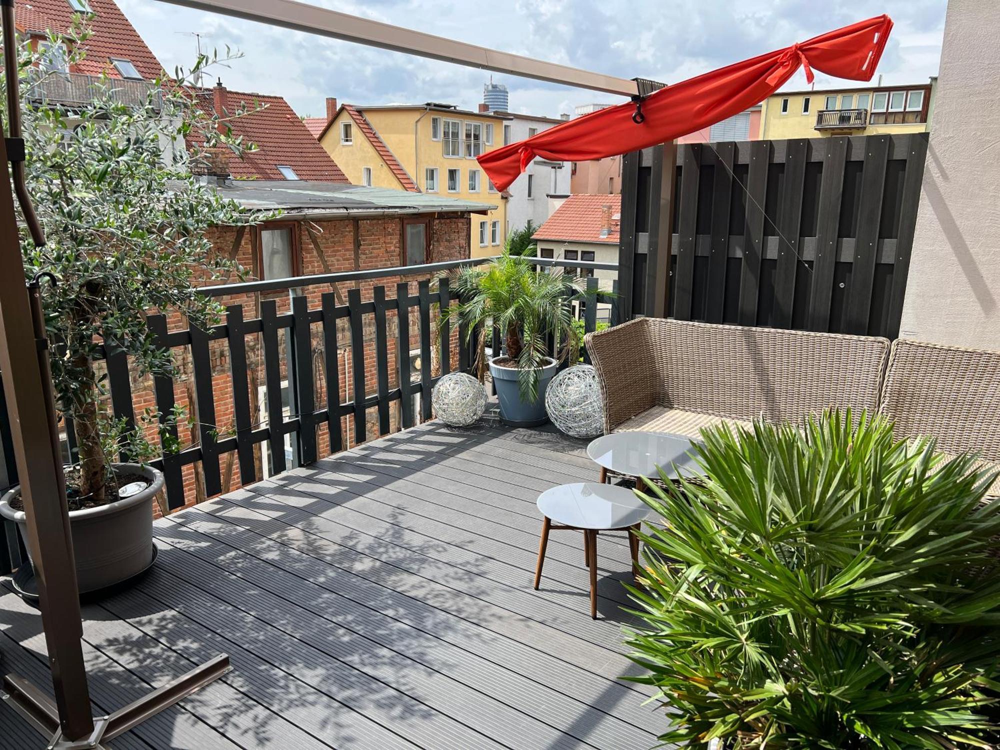 Apartment Napoleon, Naehe Zentrum, 2 Schlafzimmer, Grosser Balkon, Free Wifi ,Parken 예나 외부 사진